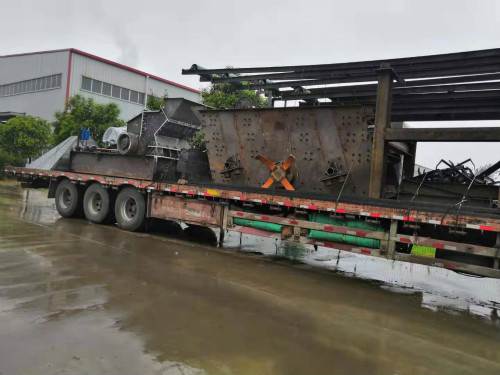 振科山东菏泽制砂设备雨天发货，就是这么讲信用